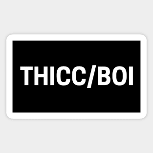 THICC/BOI Pronouns Magnet